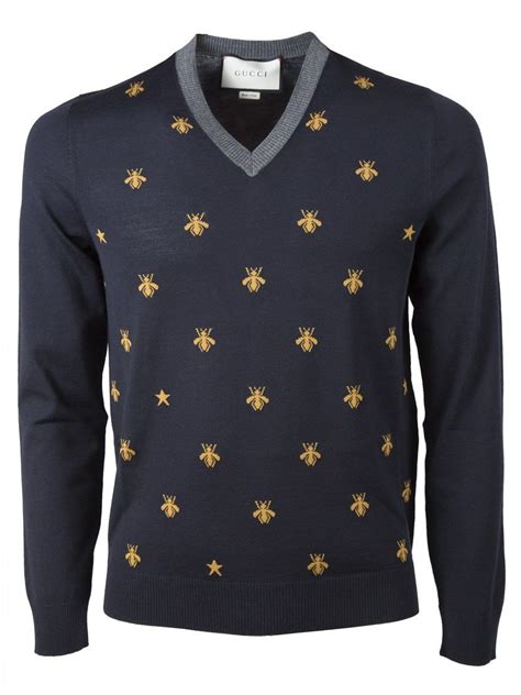 gucci bee pullover|Gucci pullover men's.